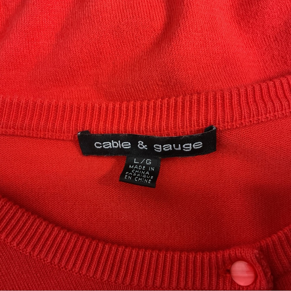 Cable and Gauge cardigan. 🦩 - Picture 8 of 8